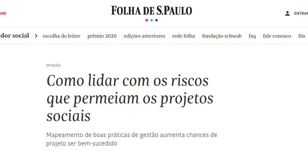Artigo: Como lidar com os riscos nos Projetos Sociais